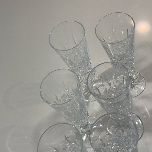 Waterford Crystal Clear Champagne Glasses - Picture 9 of 9
